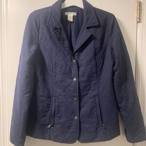 Orvis Quilted Navy Utility Jacket